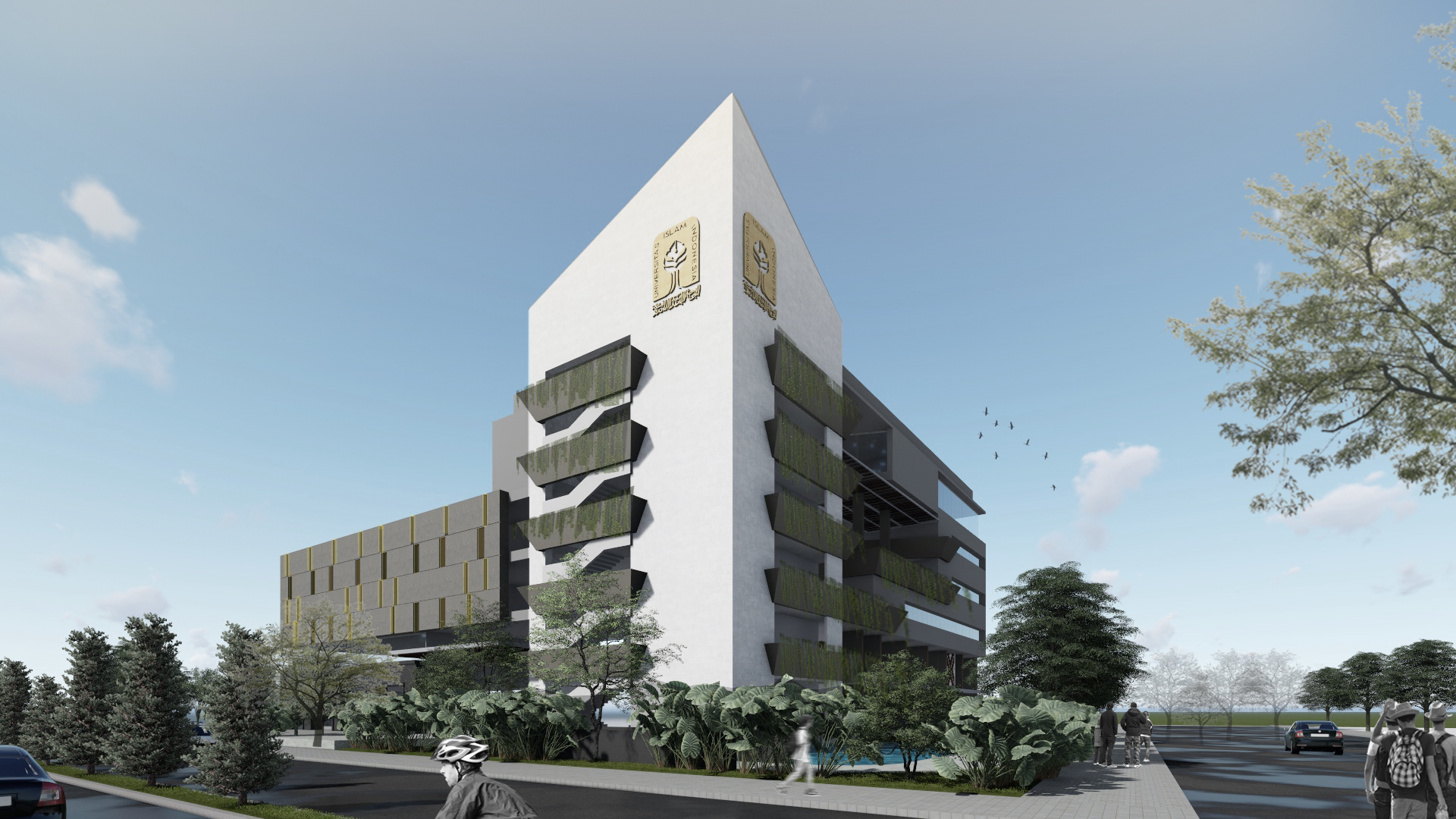 Competition Entry, Gedung Badan Wakaf Universitas Islam Indonesia, Yogyakarta